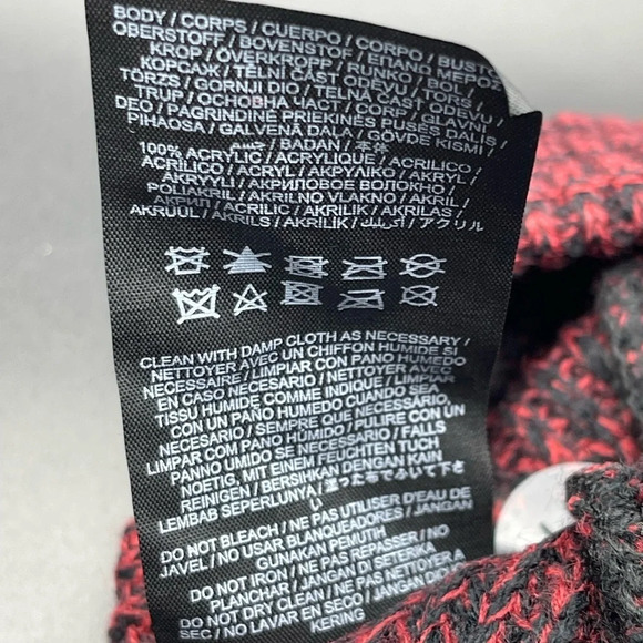 🎉HOST PICK🎉HURLEY Max Cuff 2.0 Beanie in Black and Red, OS, NWT - Picture 5 of 7